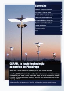 OSRAM, la haute technologie au service de l'éclairage