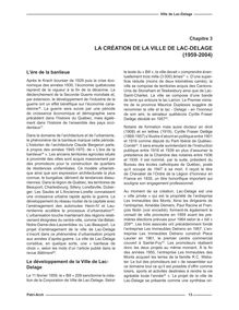 LA CRÉATION DE LA VILLE DE LAC-DELAGE (1959-2004)