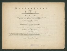 Partition complète, Merkenstein, Op.100, F major, Beethoven, Ludwig van