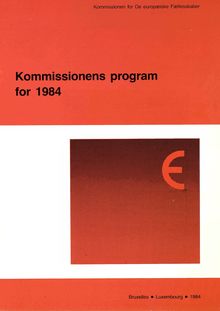 Kommissionens Program for 1984