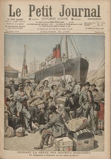 LE PETIT JOURNAL SUPPLEMENT ILLUSTRE  N° 865 du 16 juin 1907