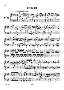 Partition complète, Piano Sonata No.22 en E major, Haydn, Joseph par Joseph Haydn