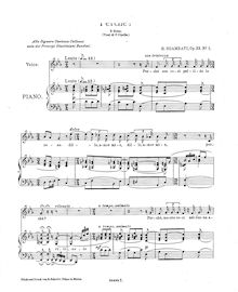 Partition complète, Melodie liriche, Sgambati, Giovanni