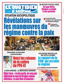 Le Quotidien d’Abidjan n°4090 - du vendredi 25 mars 2022