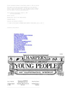 Harper s Young People, August 3, 1880 - An Illustrated Weekly
