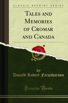 Tales and Memories of Cromar and Canada