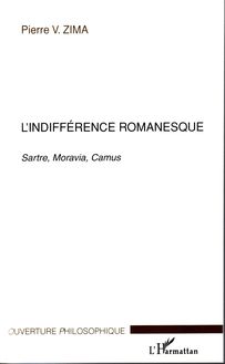 L indifférence romanesque