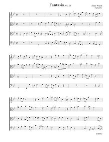 Partition Fantasia, VdGS No.1 - partition complète (Tr T T B), fantaisies pour violes de gambe