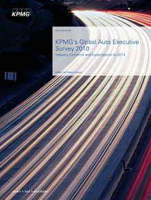 KPMG’s Global Auto Executive Survey 2010 
