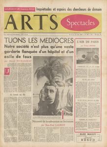 ARTS N° 610 du 13 mars 1957