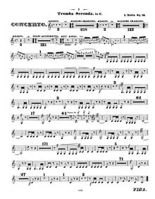 Partition trompette 2 (en E) (cleaned), violoncelle Concerto, Concerto Pour Violoncelle Avec Orchestre Ou Piano