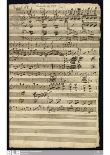 Partition complète, Sinfonia en G major, G major, Molter, Johann Melchior par Johann Melchior Molter