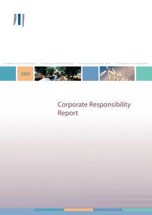 Corporate responsibility report 2005