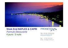 Week-end à Naples et Capris : 4 jours / 3 nuits