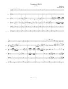 Partition , Berceuse, Symphony No.28, G major, Rondeau, Michel