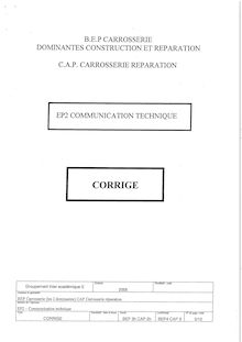 Corrige CAPCR Communication technique 2005