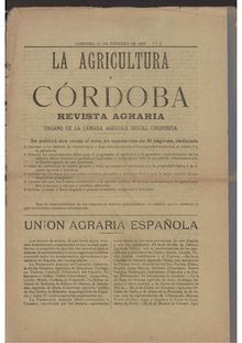 La Agricultura y Córdoba, n. 03 bis (1902)