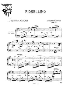 Partition No.5 Fiorellino, 7 Pezzi, Op.43, Martucci, Giuseppe