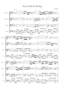 Partition complète, Orchestral  No.3, Overture, D major, Bach, Johann Sebastian par Johann Sebastian Bach