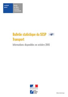 Bulletin statistique du SESP Transport