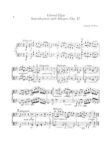 Partition altos (solo & tutti), Introduction et Allegro pour cordes, Op.47