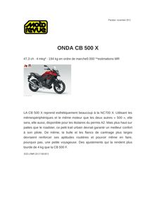ONDA CB 500 X