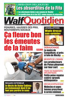 Walf Quotidien n°9023 - du vendredi 22 avril 2022