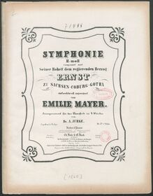 Partition complète, Symphony en B minor, Symphony No.6, B minor