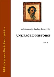 Barbey d aurevilly une page histoire