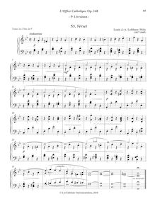 Partition 5, Verset (G minor), L’Office Catholique, Op.148, Lefébure-Wély, Louis James Alfred par Louis James Alfred Lefébure-Wély