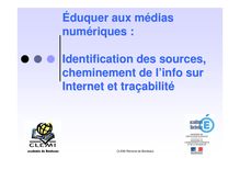 Éduquer aux médias numériques : Identification des sources ...