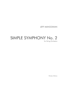 Partition complète, Simple Symphony No.2, Manookian, Jeff