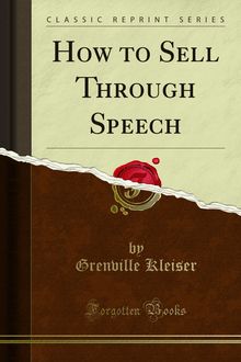 How to Sell Through Speech