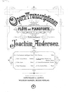 Partition , Die Lustigen Weiber von Windsor (Nicolai), opéra Transcriptions, Op.45