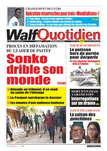 Walf Quotidien N° 9258 - Du vendredi 3 févier 2023