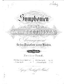 Partition complète, Symphony No.9, Choral, D minor, Beethoven, Ludwig van par Ludwig van Beethoven
