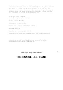 The Rogue Elephant - The Boys  Big Game Series
