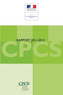 Commission permanente de concertation des services - Rapport d activité 2011-2012