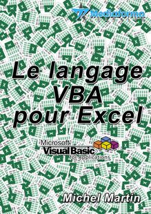 Le langage VBA pour Excel