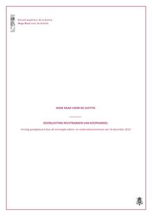 Verslag audit rechtbanken van koophandel 16-12-2010 