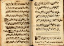 Partition Excerpt (pages 251-252), en enchiridion de principiis musicae