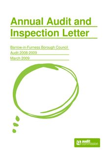2007-2008 - Annual Audit and Inspection Letter -  Barrow in Furness BC v1.0
