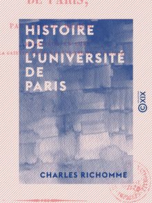 Histoire de l université de Paris