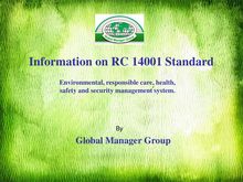RC 14001 Standard Certification Guide