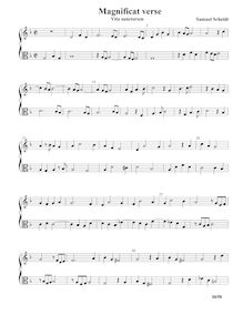 Partition 3rd verse − Score, Tabulatura Nova, Scheidt, Samuel