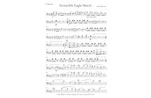 Partition basson 1/2, pour Invincible Eagle, D major/G major, Sousa, John Philip