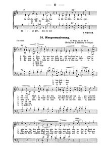 Partition complète, 6 chansons für gemischten Chor, Op.24, Franz, Robert