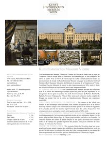 Guide de Vienne : le Kunsthistorisches Museum Vienne
