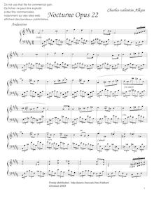 Nocturne Op.22 - Charles-Valentin
