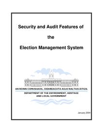 Security and Audit Features of 